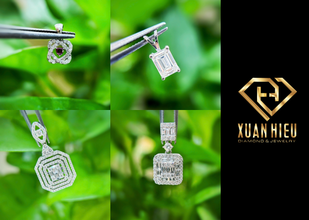 Mặt dây chuyền kim cương thanh lịch cho mọi phong cách