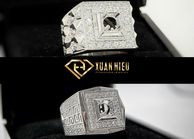 Phong cách được khắc họa bằng kim cương.