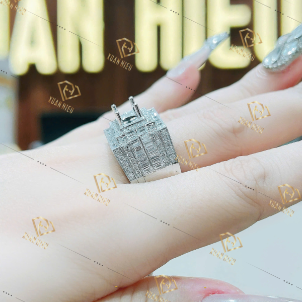 Nhẫn kim cương Nam 34 (CVD)