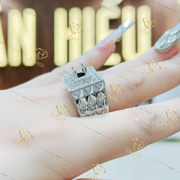 Nhẫn kim cương Nam 39 (CVD)