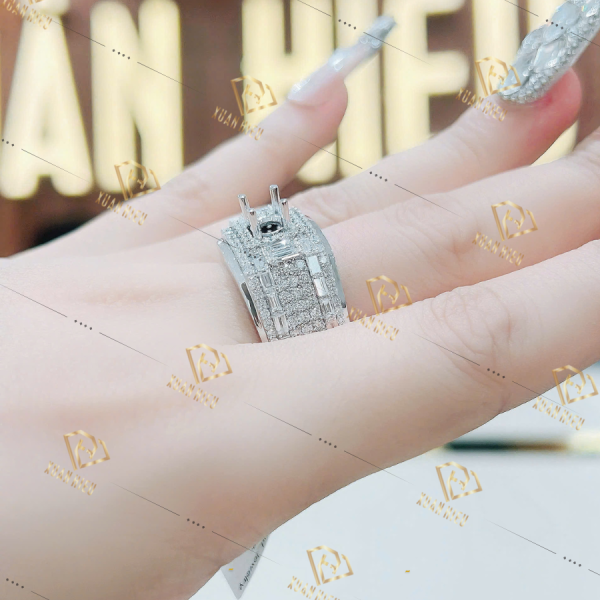 Nhẫn kim cương Nam 48 (CVD)