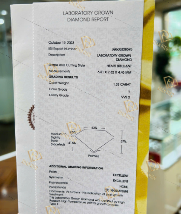 Kim Cương Nuôi Cấy Kiểm Định IGI (MSLIGI0021)