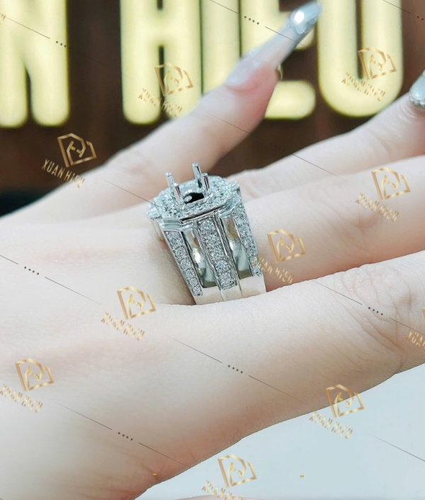Nhẫn kim cương Nam 33 (CVD)
