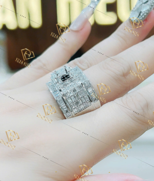 Nhẫn kim cương Nam 45 (CVD)