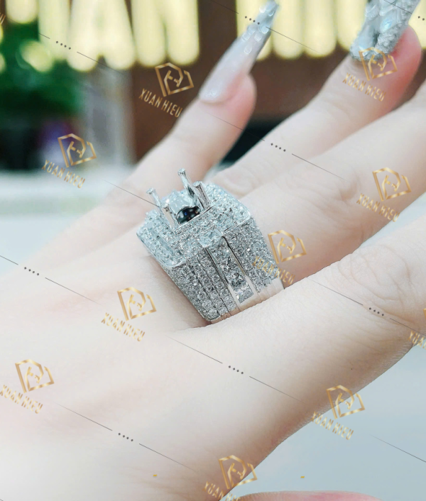 Nhẫn kim cương Nam 40 (CVD)