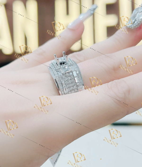 Nhẫn kim cương Nam 48 (CVD)